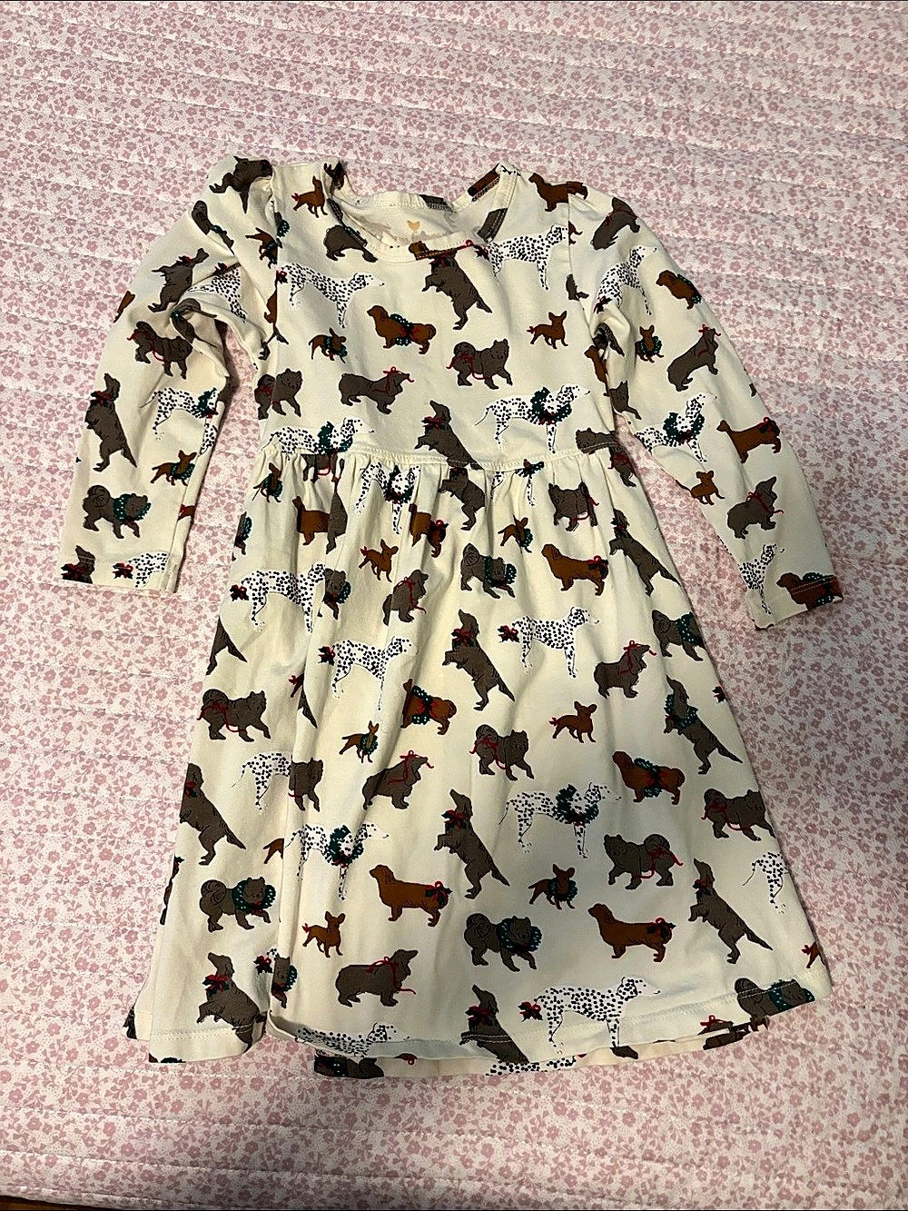 Pink Chicken Holiday Animal Print Dress
